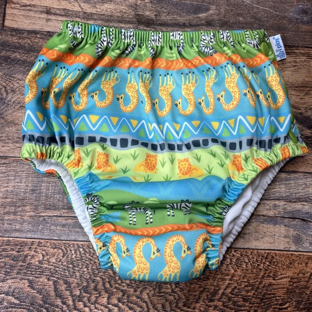 iPlay‎ Toddler Swim Diaper Unisex 4T UPF50+ Safari Summer Beach
